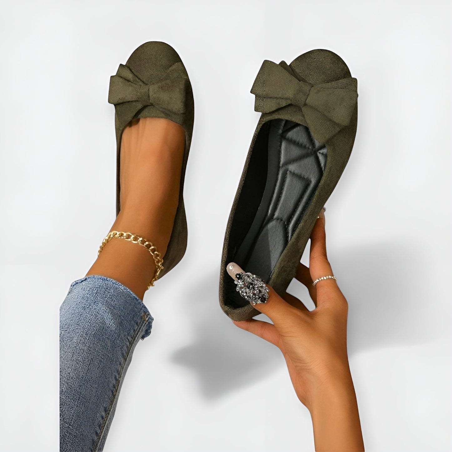 Haisley | Stylish Comfort Bow Flats