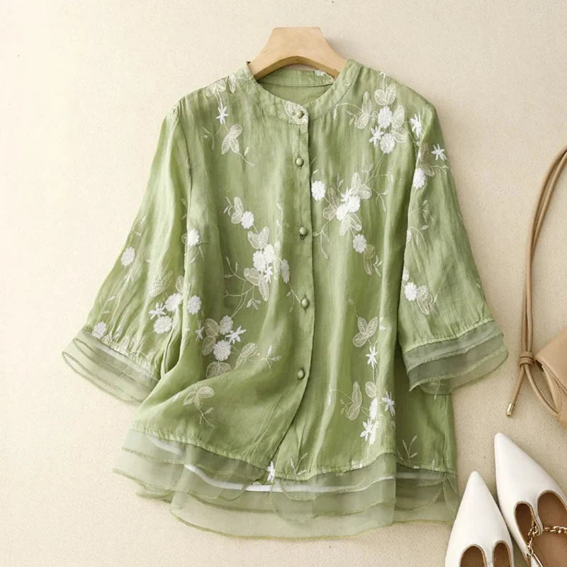 Mariella - Embroidered Blouse