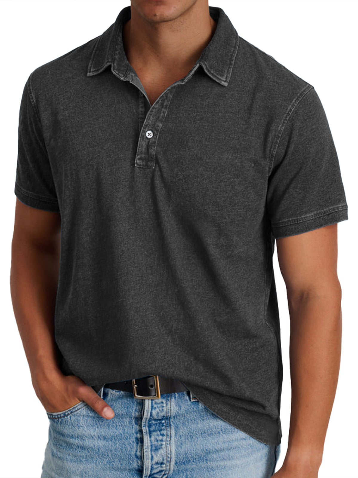 George - Men's Polo Shirt with Collar