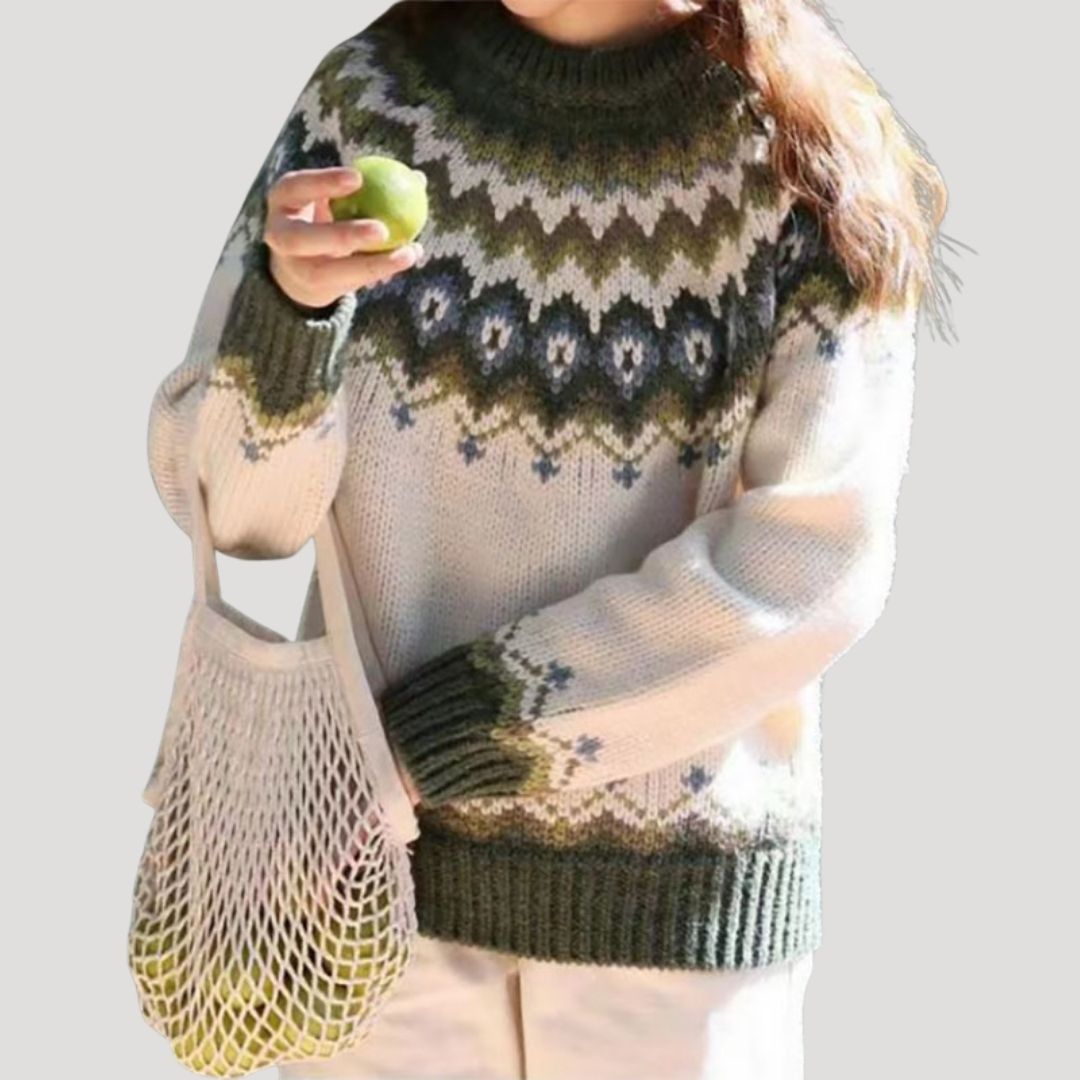 Nordlyn - Fair Isle Jumper For Women