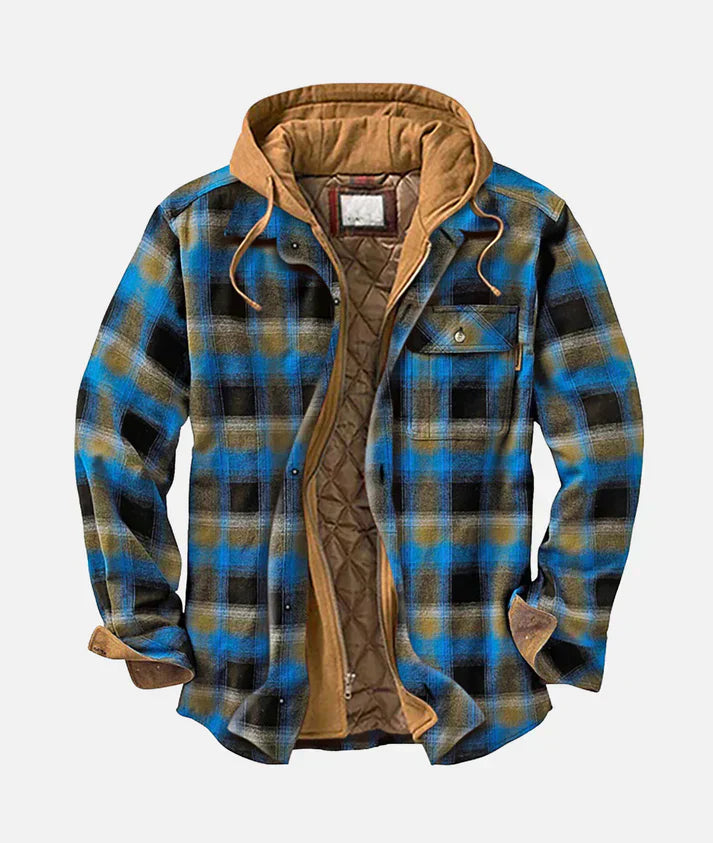 Lenoir | Patchwork Check Jacket For Men