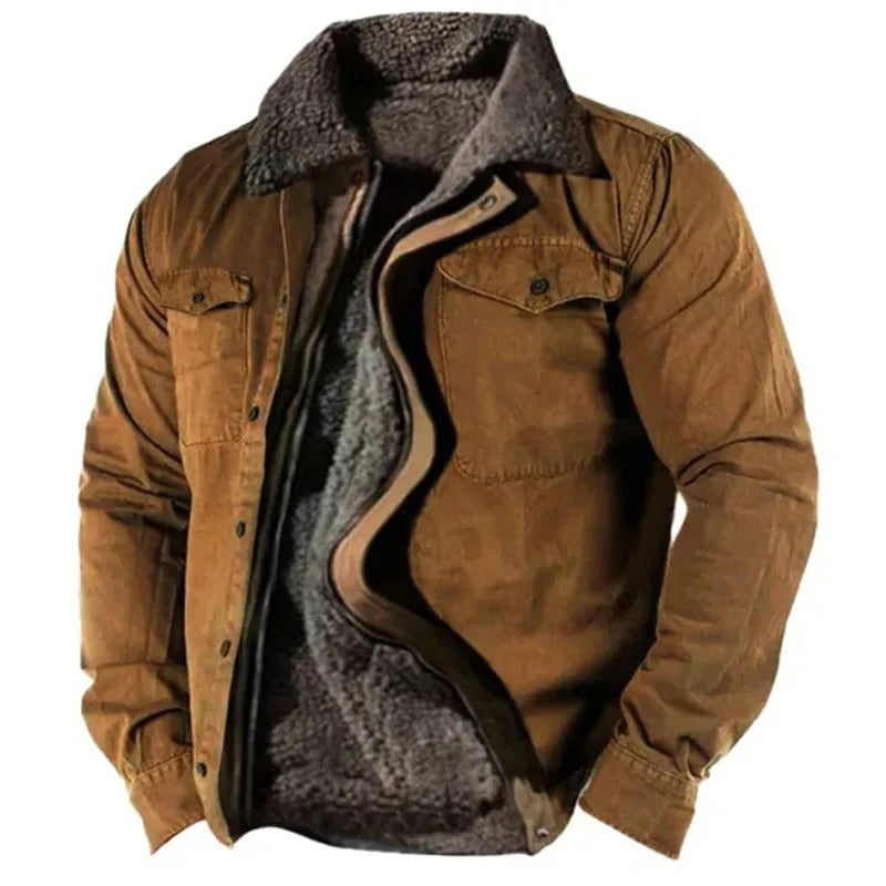 Logan | Warm Sherpa Lined Jacket