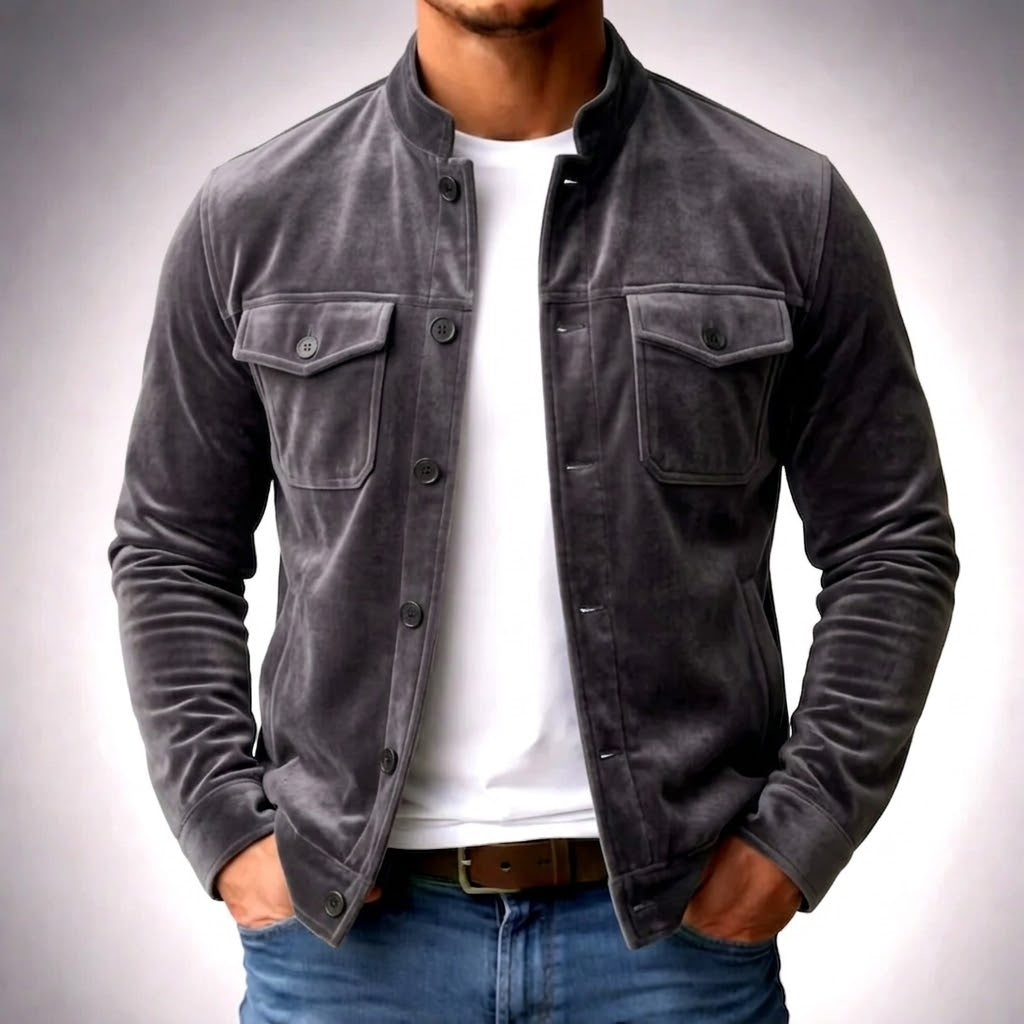 Cardigan | The Icon Suede Jacket