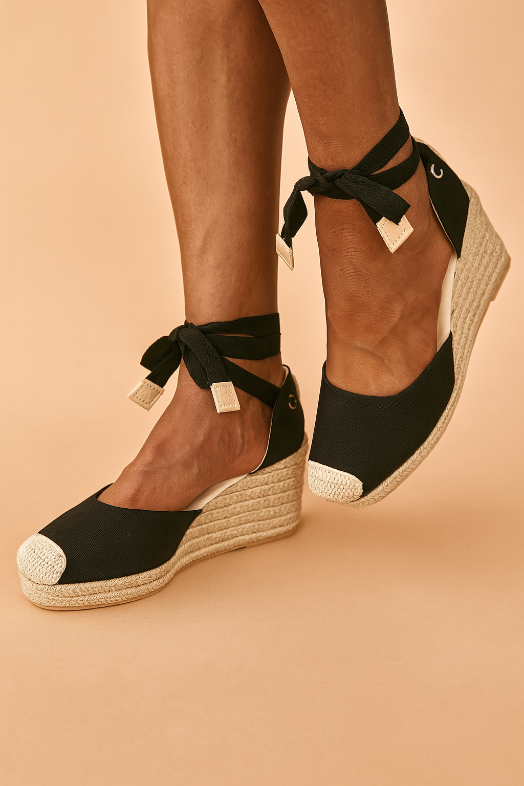 Lucia | Wedge Sandals With Ties