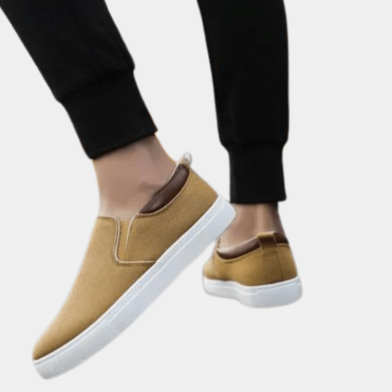Andrew | Men's Slip-On Sneakers Comfortable Canvas Blend For Everyday Wear