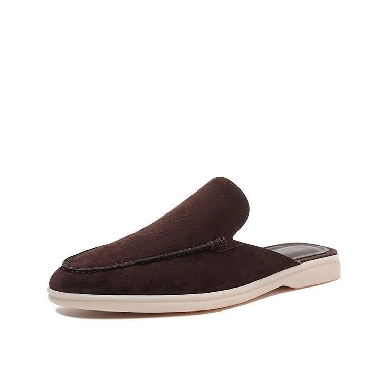 Oleg | Men’s Backless Loafer Slip-On Suede Style Summer Shoes