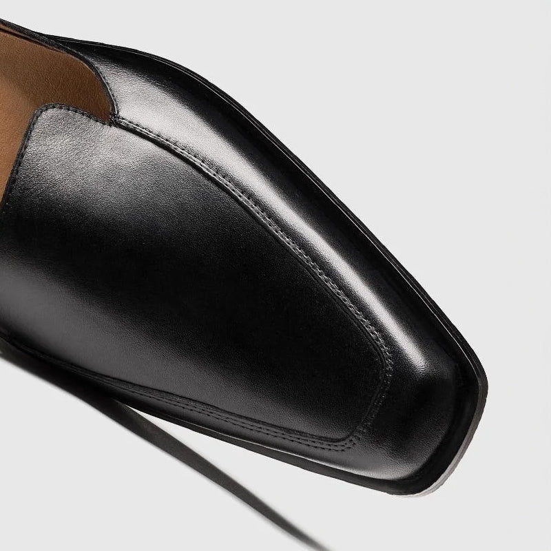 Theodore | Black Leather Sandals