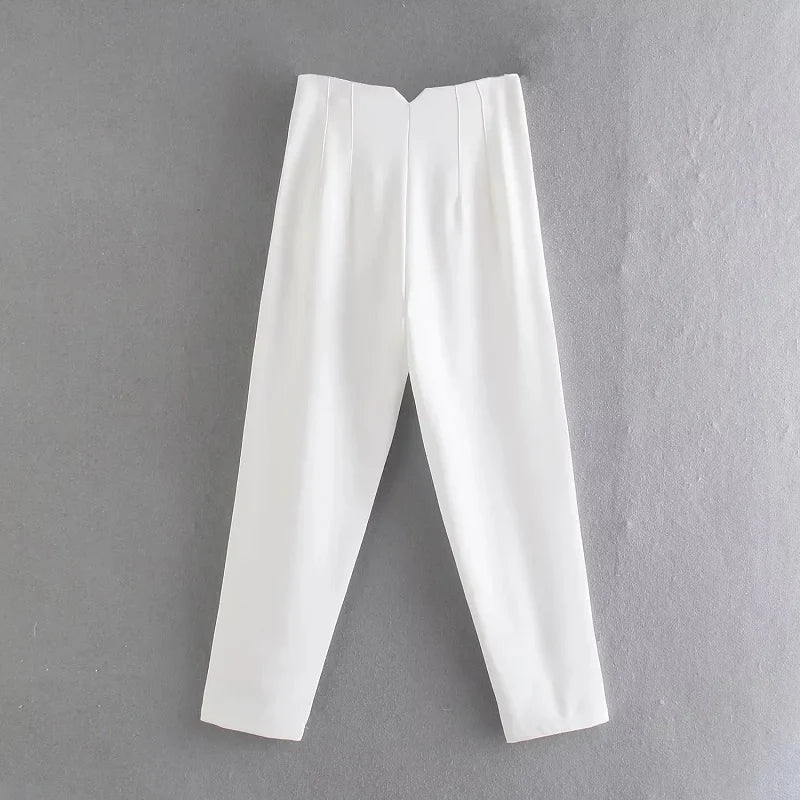 Claude | Women's High Waisted Trousers