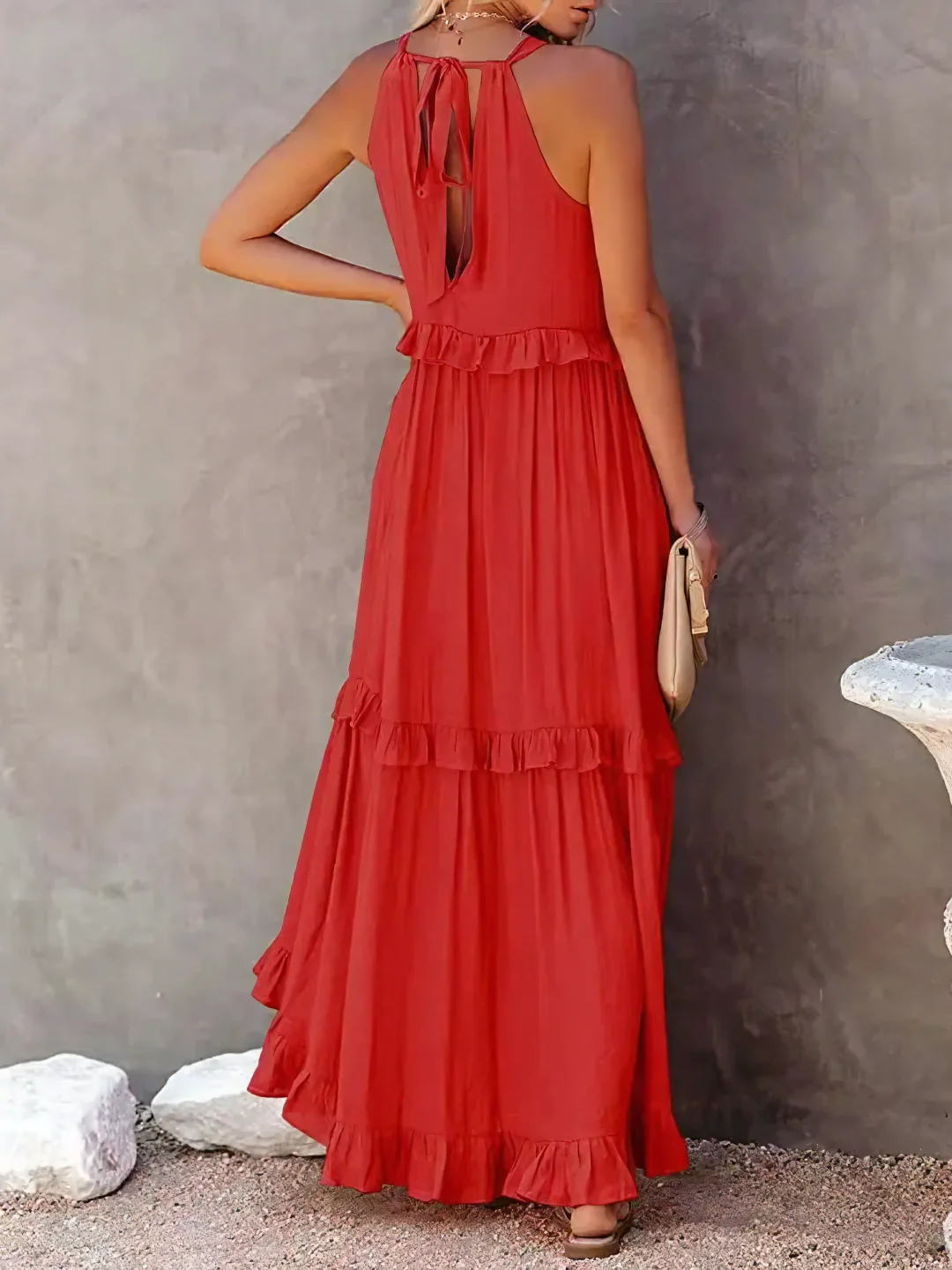Mabel | Ruffle Breeze Maxi Dress