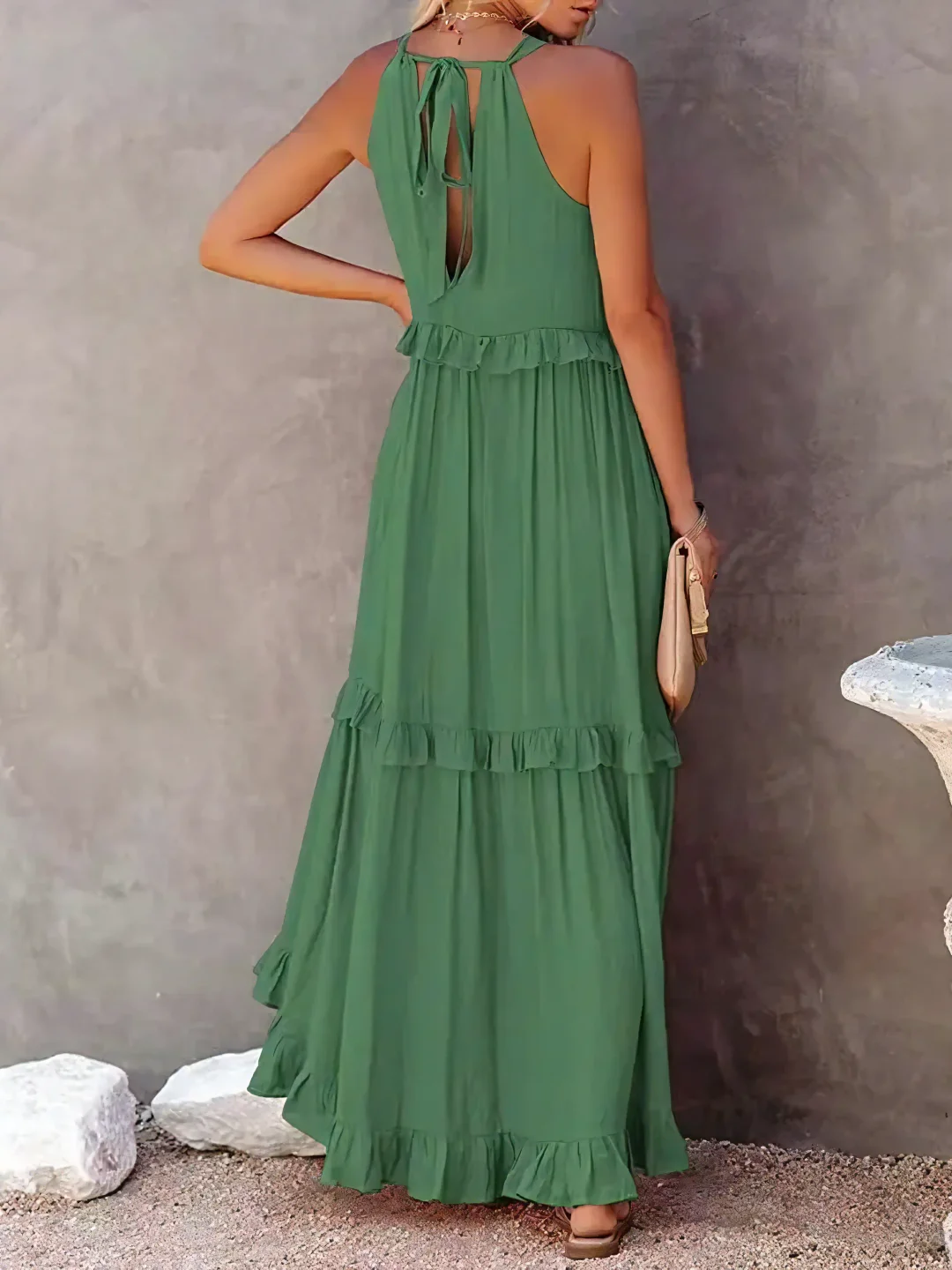 Helen | Ruffle Maxi Dress