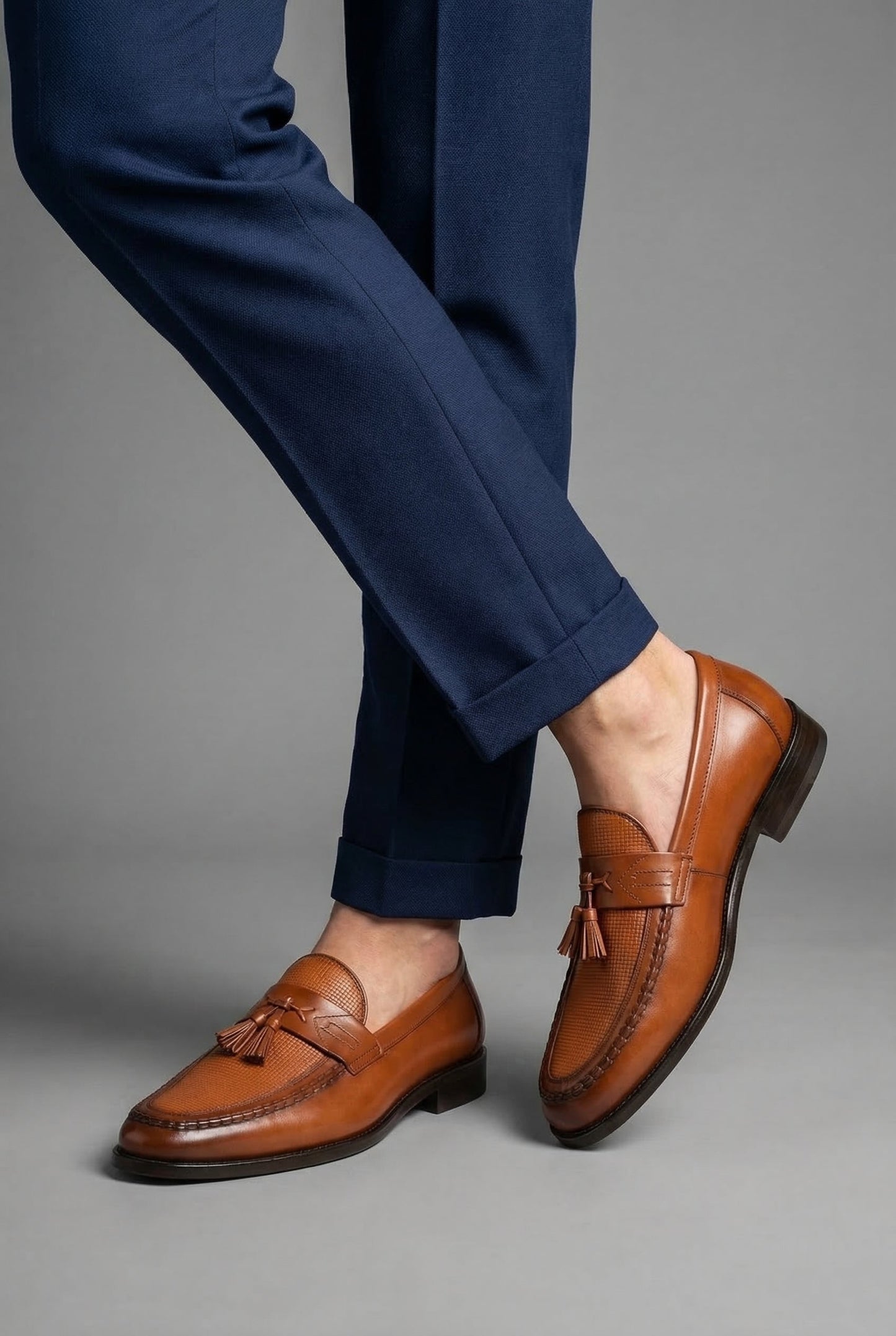 Bohdan | Men’s Classic Woven Tassel Slip On Loafers