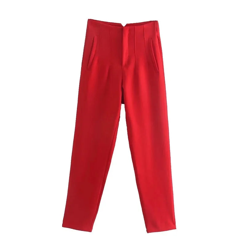 Claude | Women's High Waisted Trousers