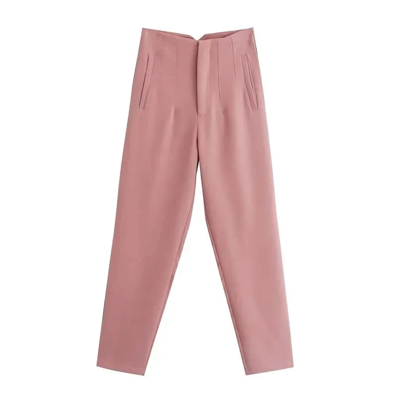 Claude | Women's High Waisted Trousers