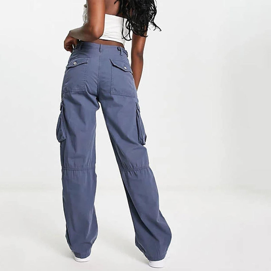 Melody Straight Fit Cargo Trousers