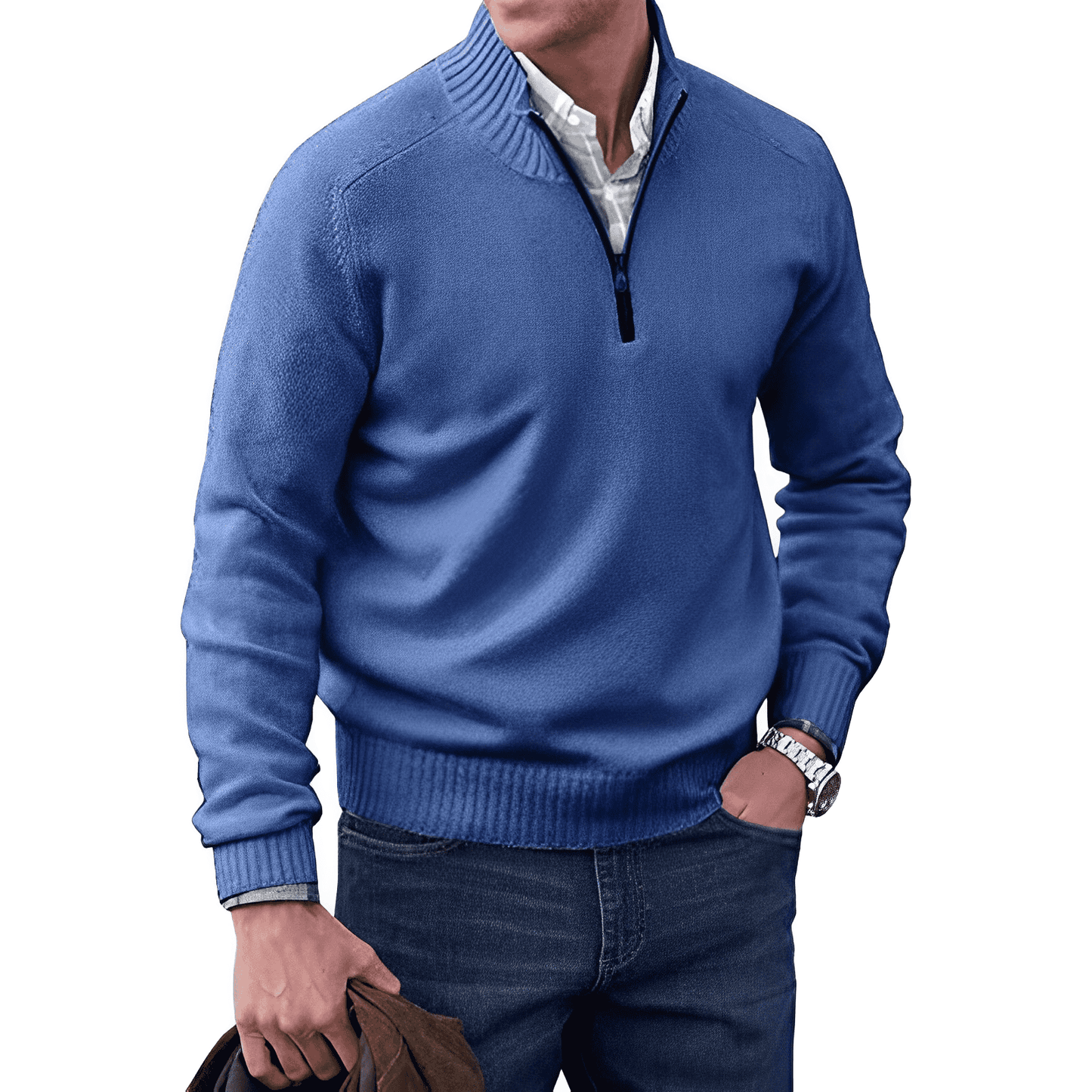 Anthony - Elegant Jumper With Zip