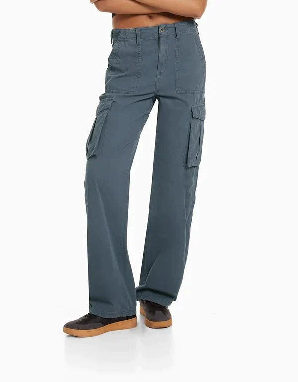 Melody Straight Fit Cargo Trousers