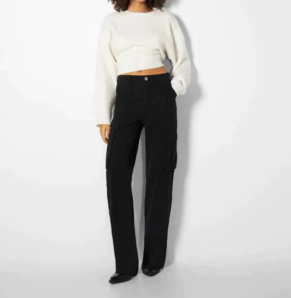 Melody Straight Fit Cargo Trousers