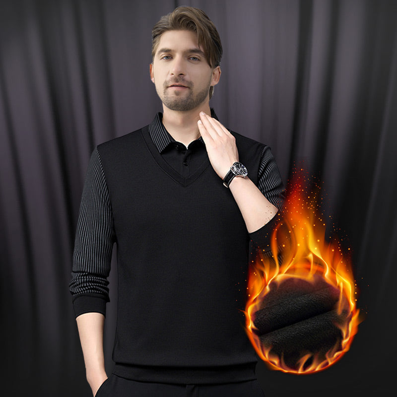 Men's Two-Piece Knit Shirt