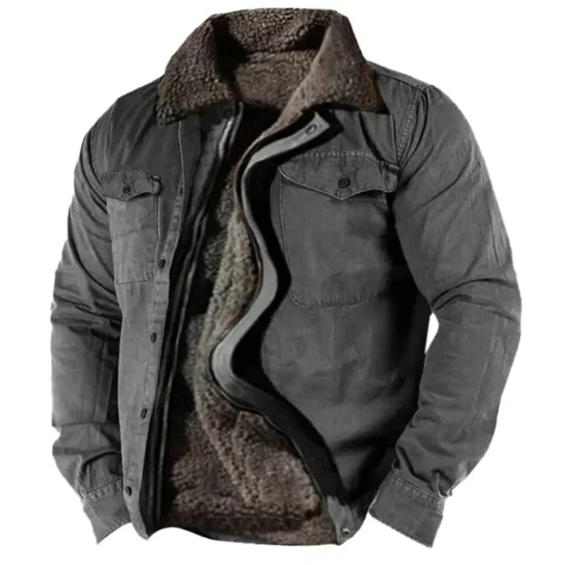 Logan | Warm Sherpa Lined Jacket