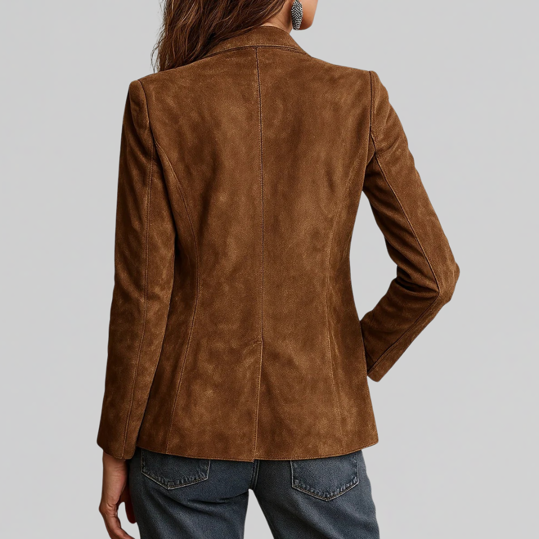 Brenda | Women'S Soft-Touch Faux Suede Blazer