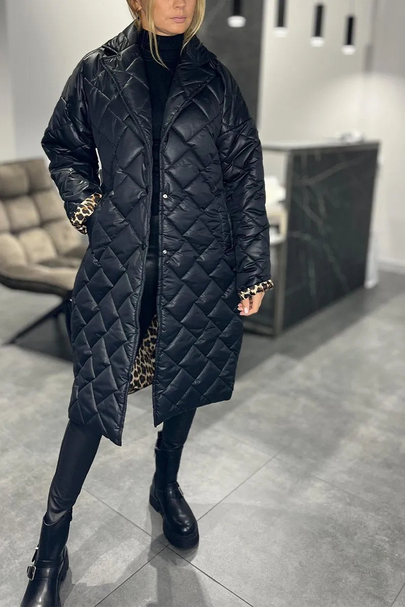Maribel – Reversible Quilted Coat