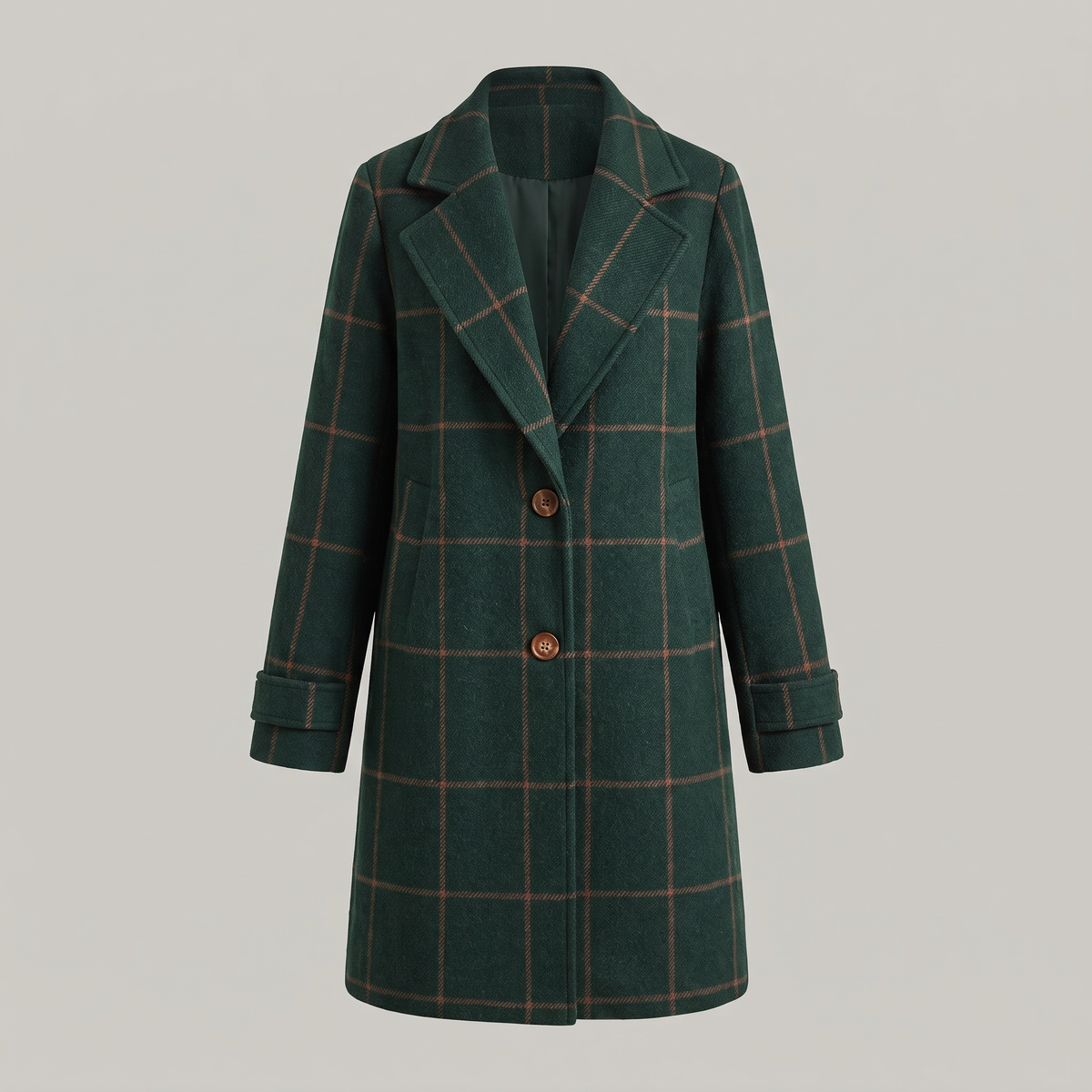 Coralie | Checkered Coat