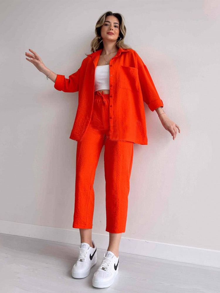 Carla | Elegant Linen Two Piece Set