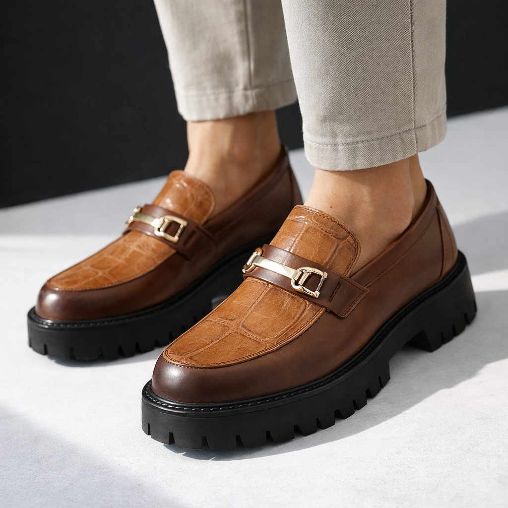 Rowan | Classic Derby Shoes With Lug Sole