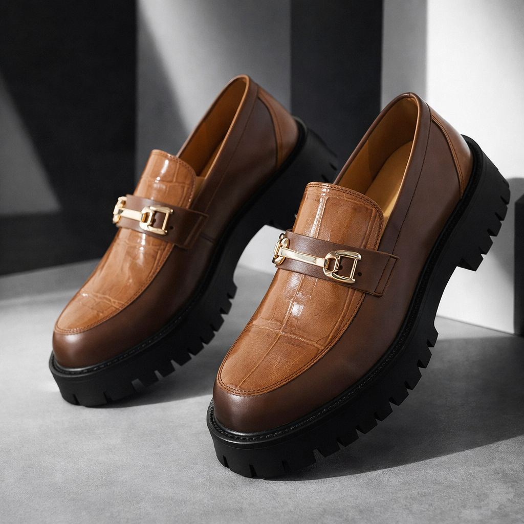 Rowan | Classic Derby Shoes With Lug Sole
