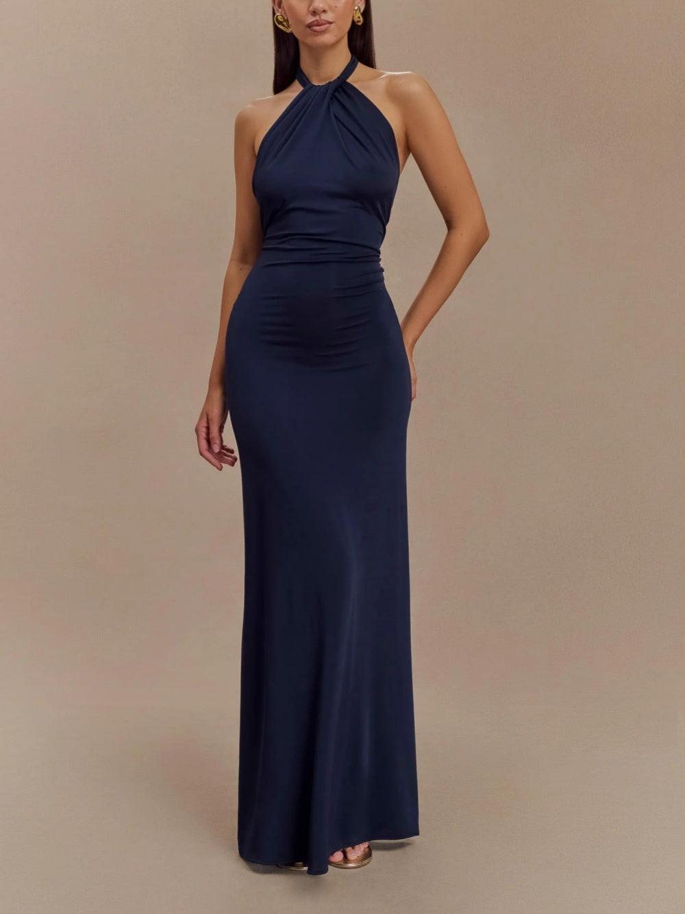 Elyna | Halter Maxi Dress