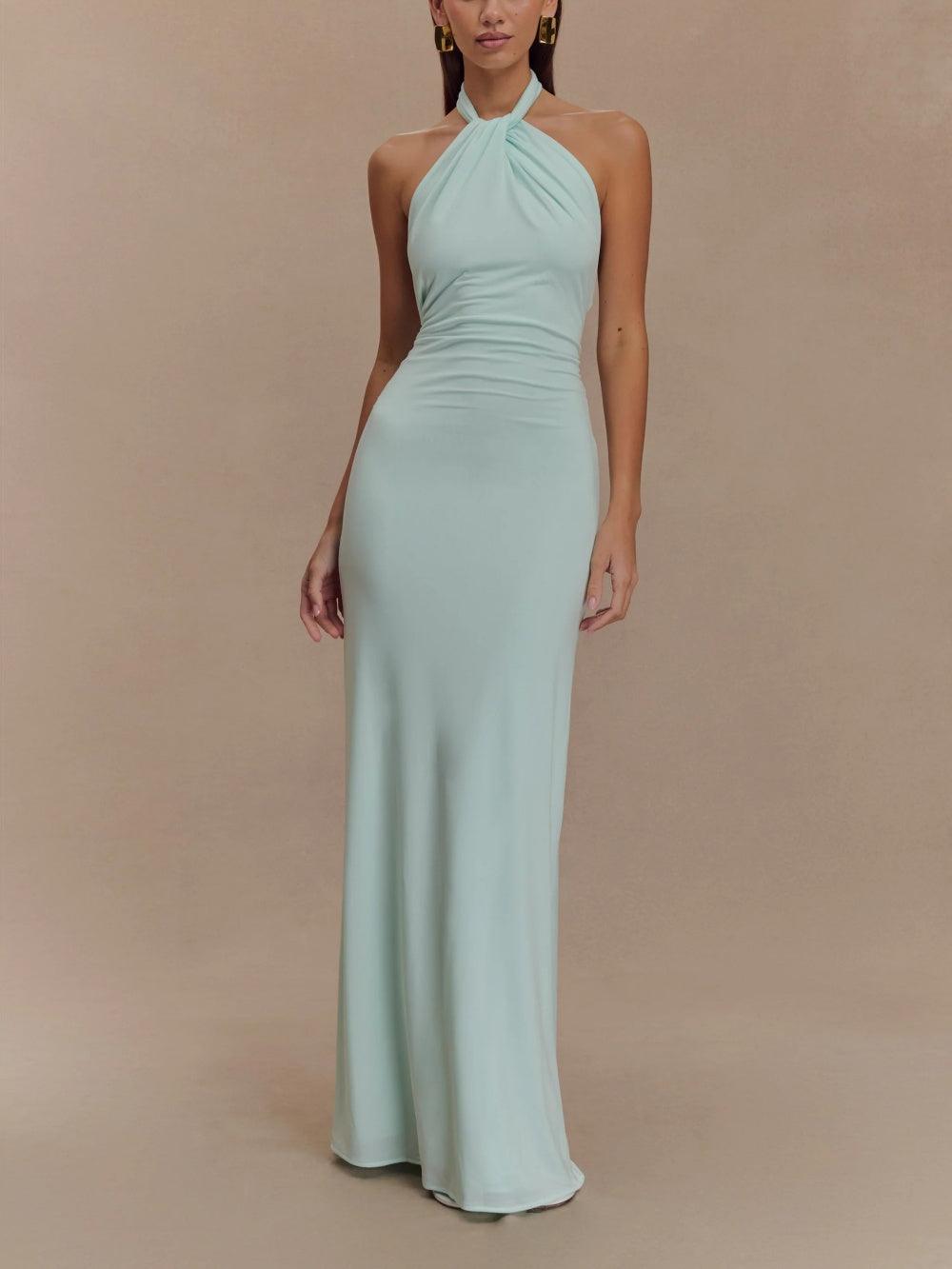 Elyna | Halter Maxi Dress