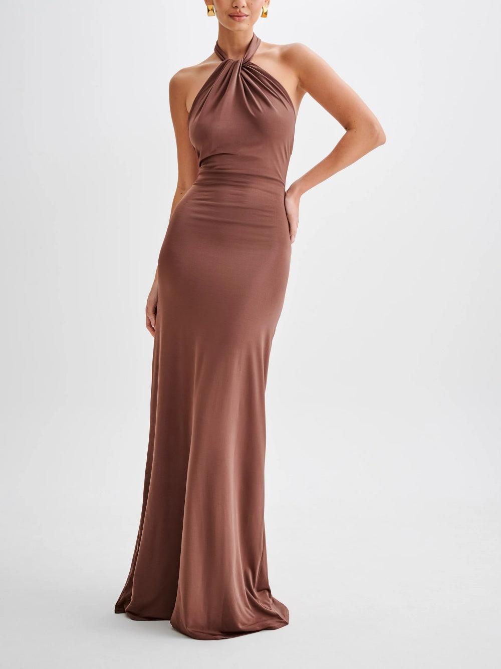 Elyna | Halter Maxi Dress