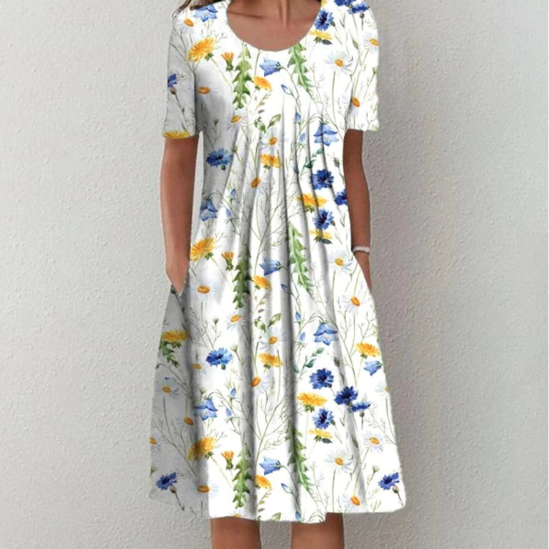 Grace - Elegant Cotton Dress