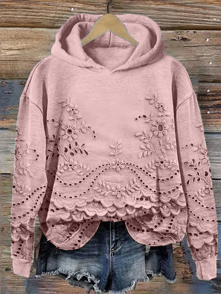 Elliott | Women’s Hoodies - Floral Embroidery