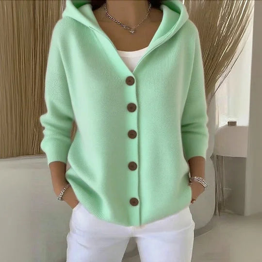 Nylah - Comfortable Long Sleeved Cardigan