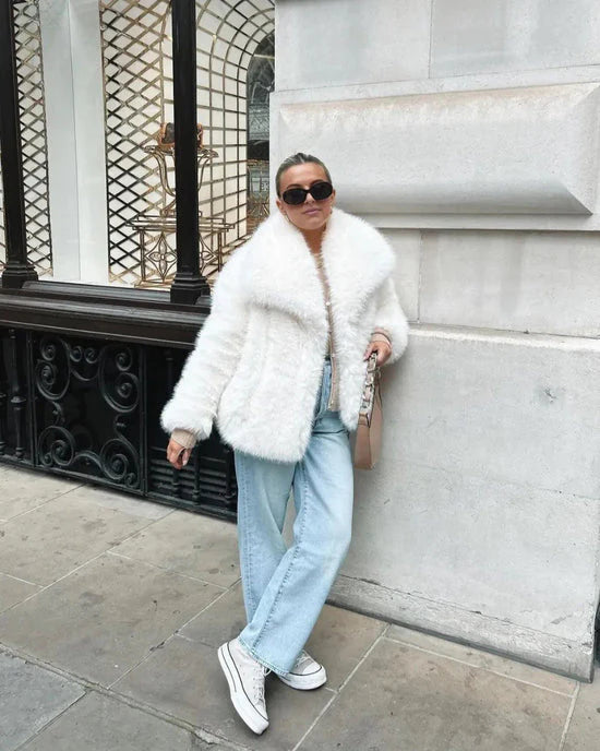 Macy - Synthetic Fur Coat