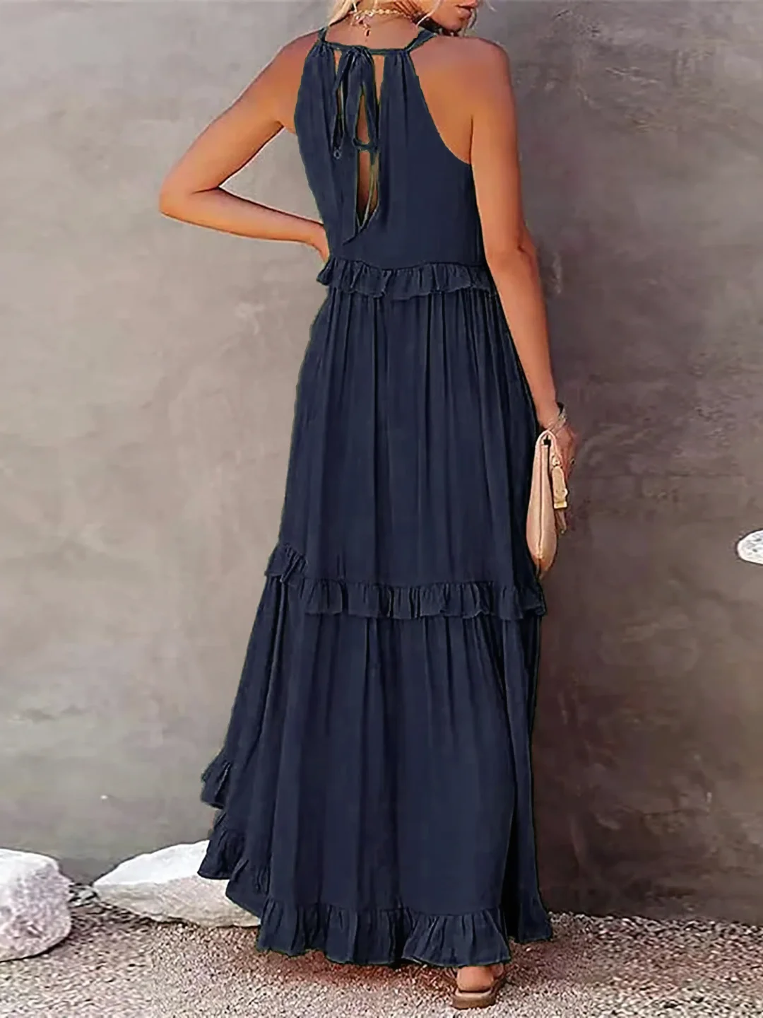 Mabel | Ruffle Breeze Maxi Dress