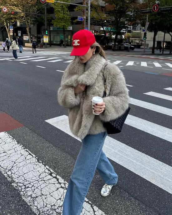 Macy - Synthetic Fur Coat