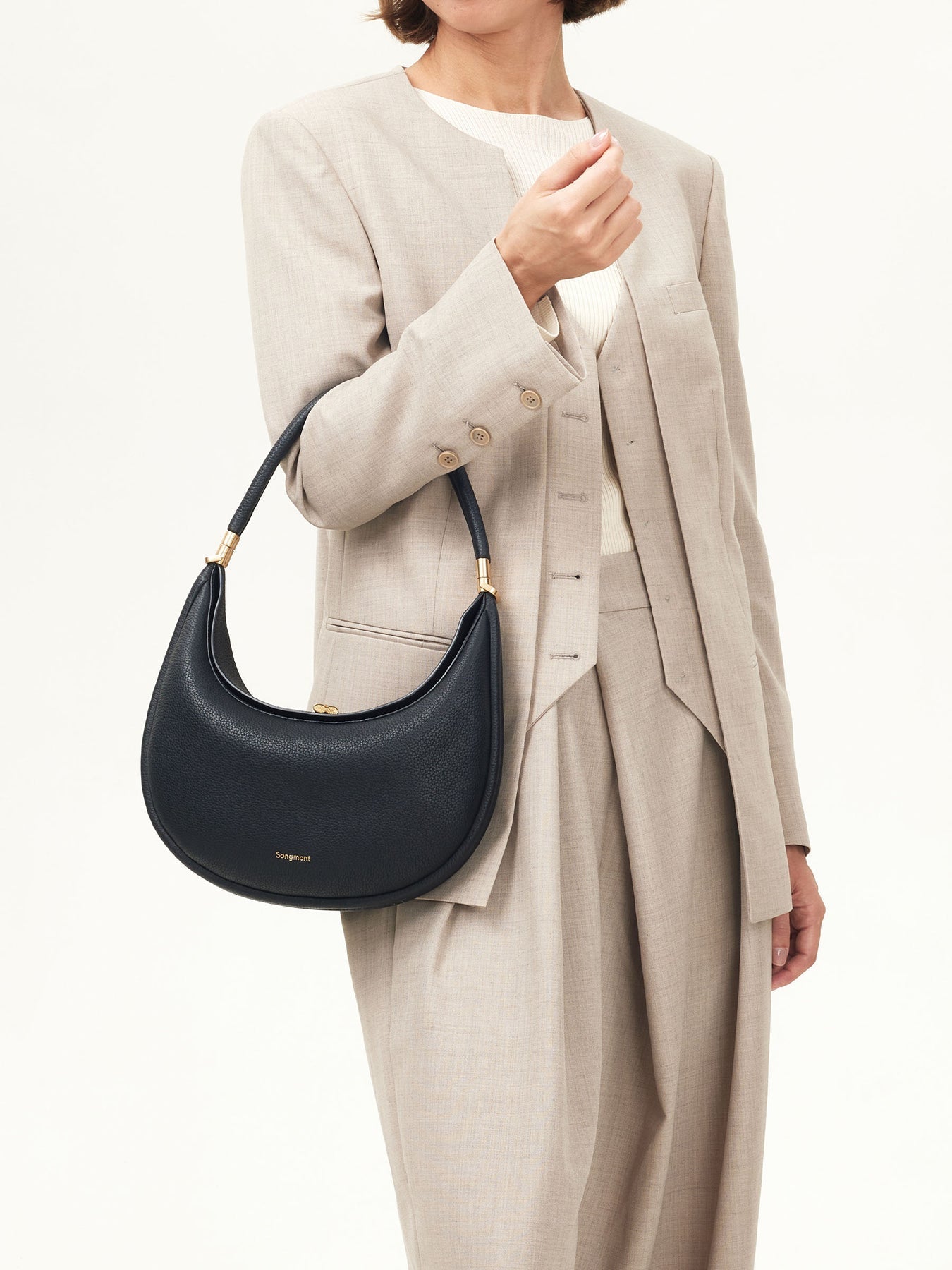 LunaGlow - Crescent Shoulder Bag