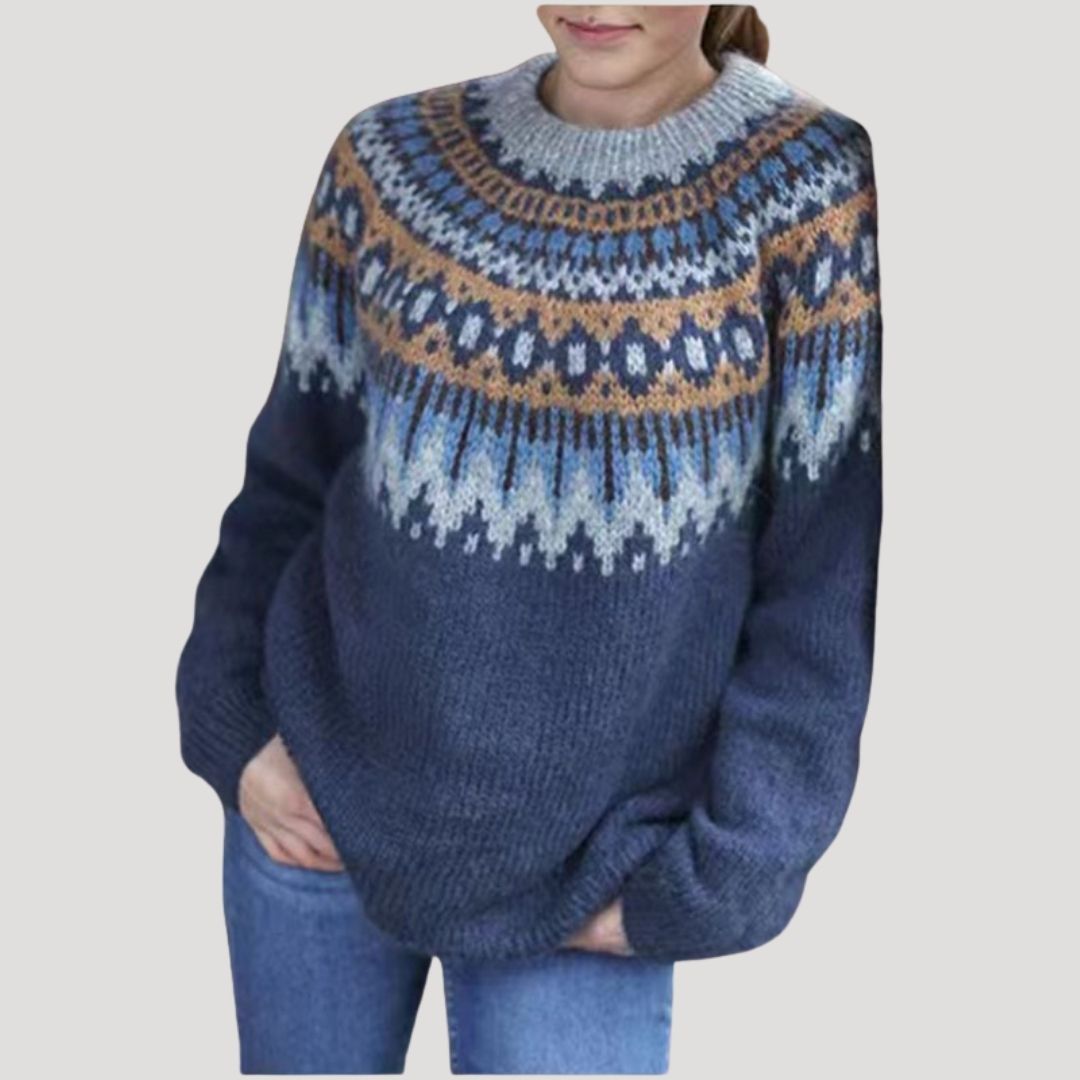 Nordlyn - Fair Isle Jumper For Women