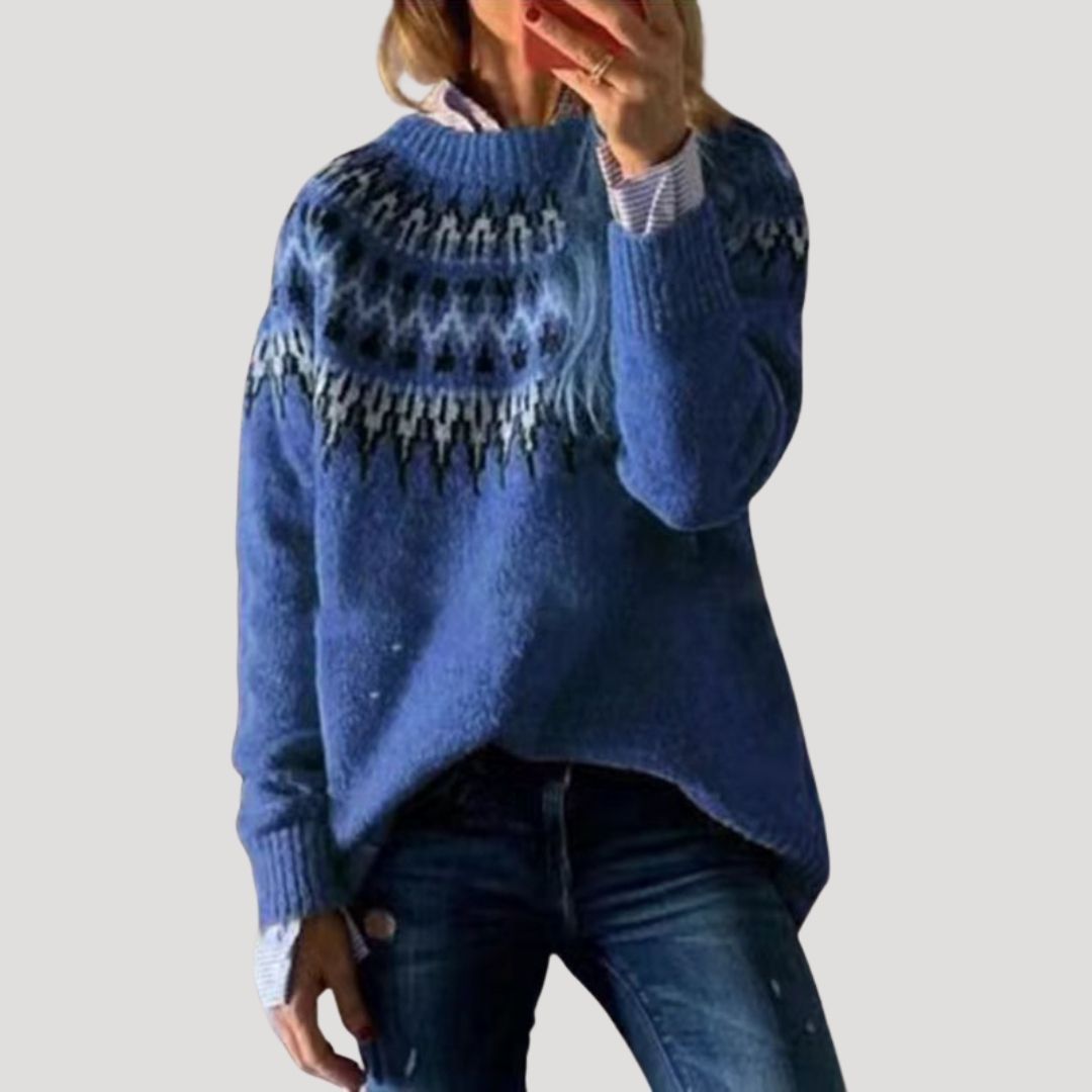 Nordlyn - Fair Isle Jumper For Women