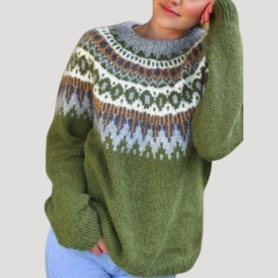 Nordlyn - Fair Isle Jumper For Women