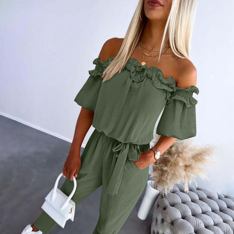 Camila | Off Shoulder Jumpsuit