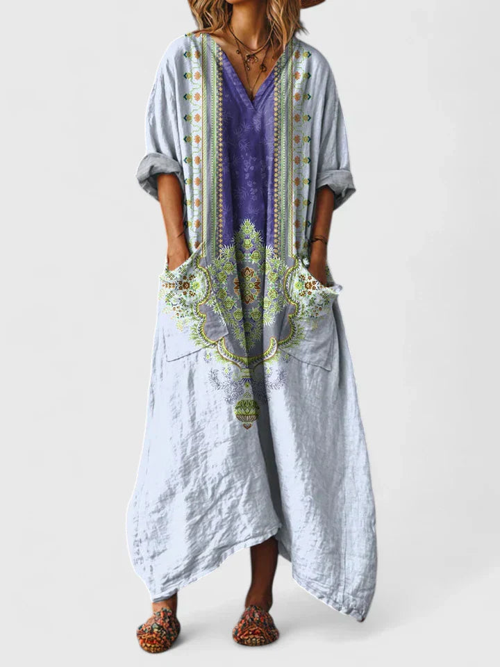 Thalysna | Embroidered Boho Dress