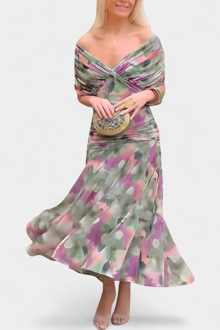 Sofie | Long Floral Dress