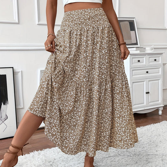 Elena | Floral Midi Skirt For Women