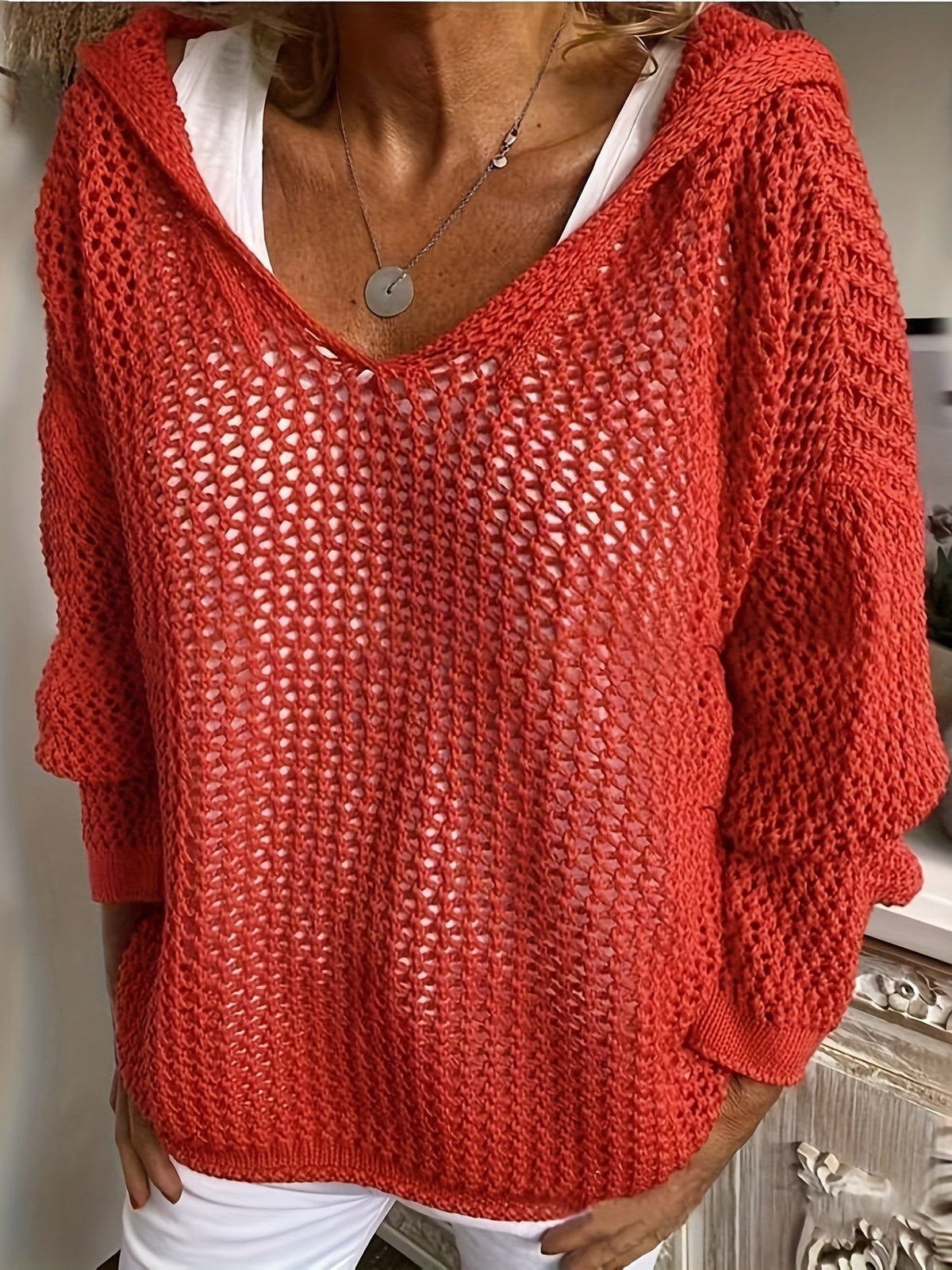 Elise | Lana Knit Hooded Sweater