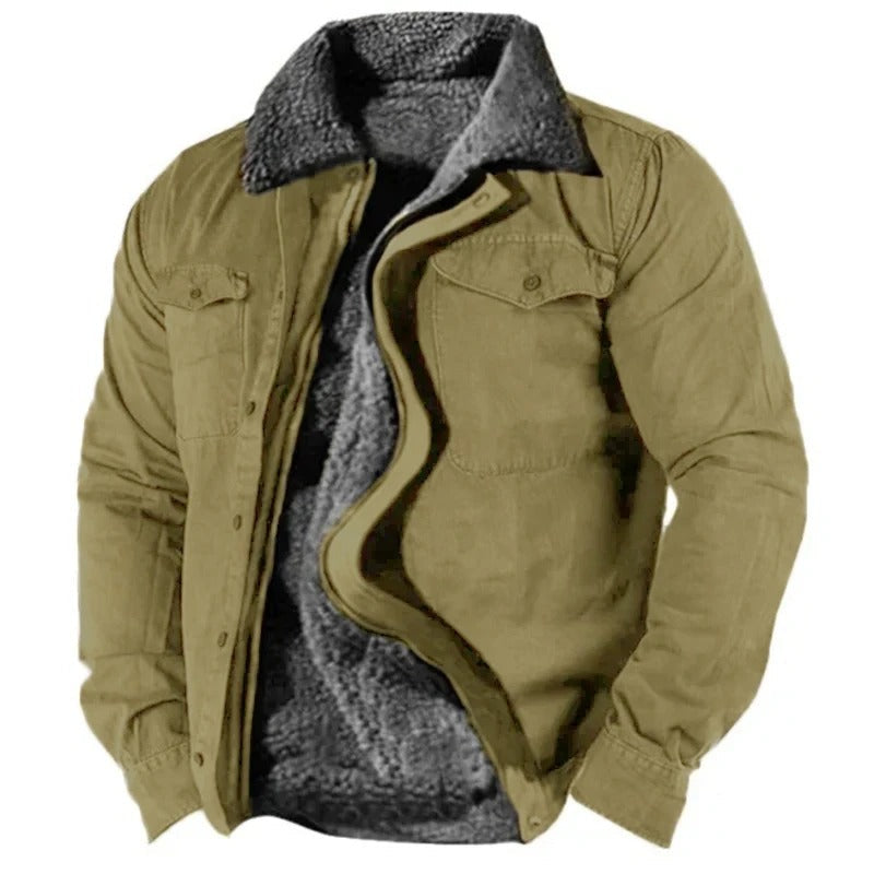 Logan | Warm Sherpa Lined Jacket
