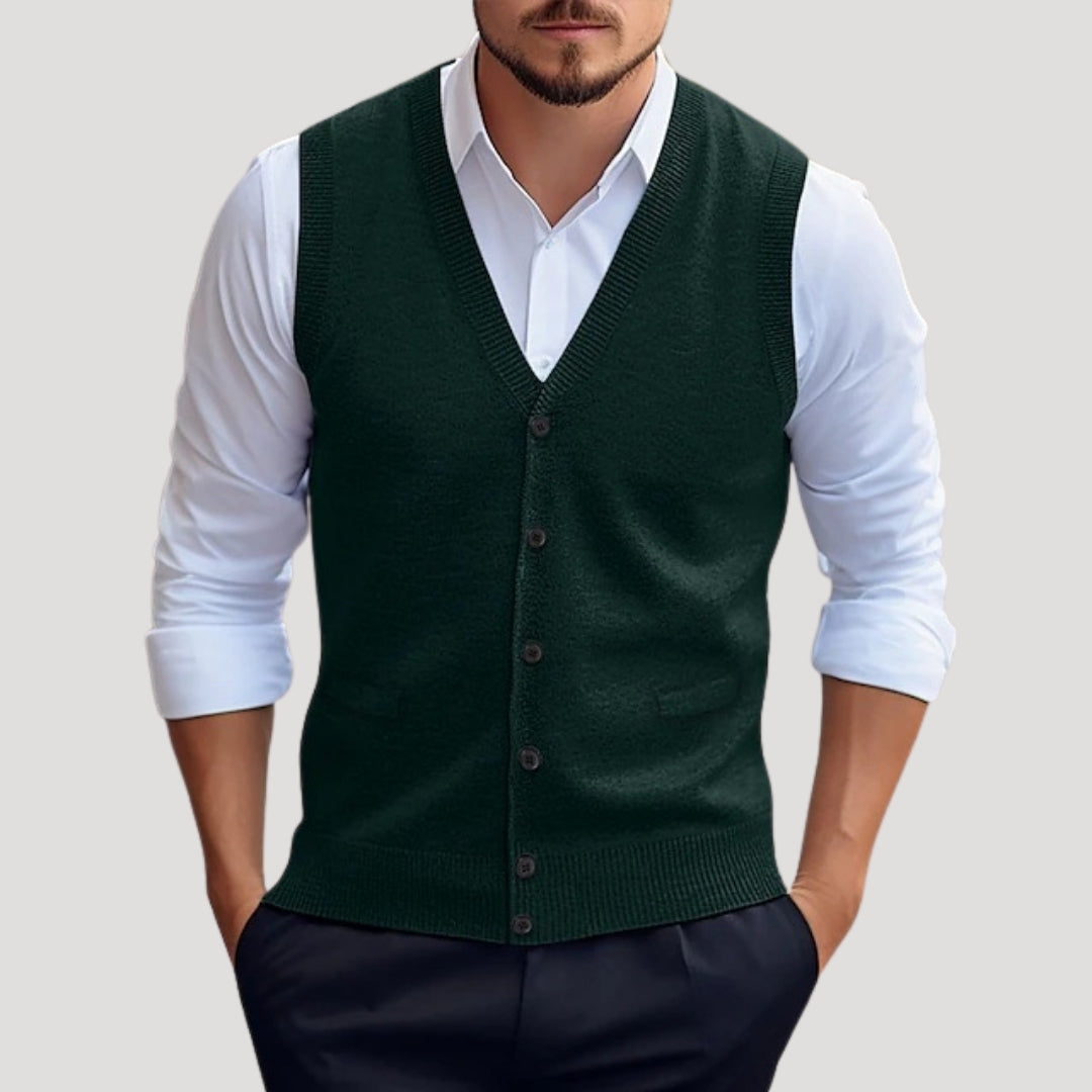 Edwin | Men’s Knitted Waistcoat