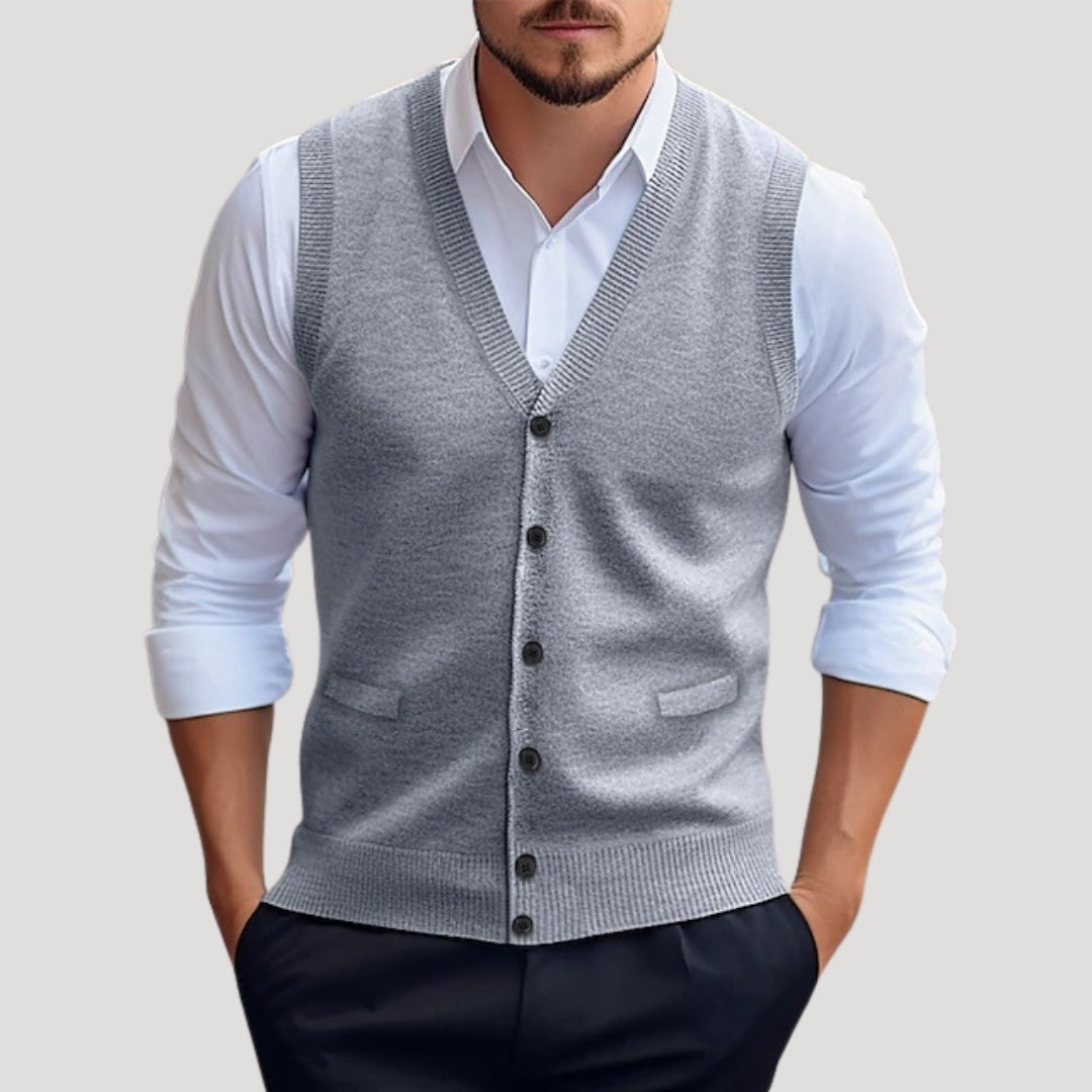 Edwin | Men’s Knitted Waistcoat